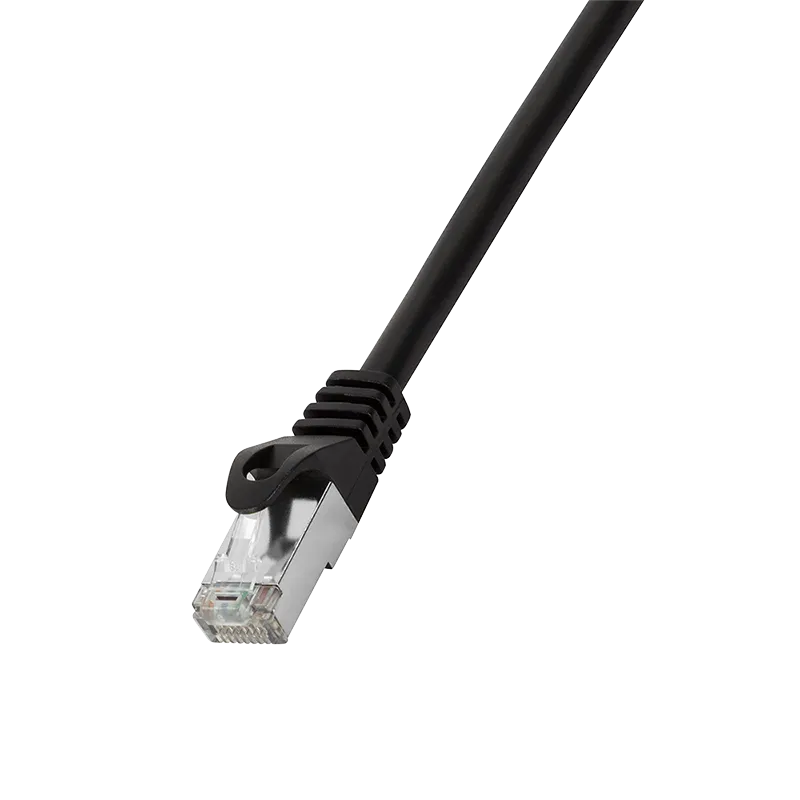 Patchkabel EconLine, Cat.6, F/UTP, Schwarz, 5 m