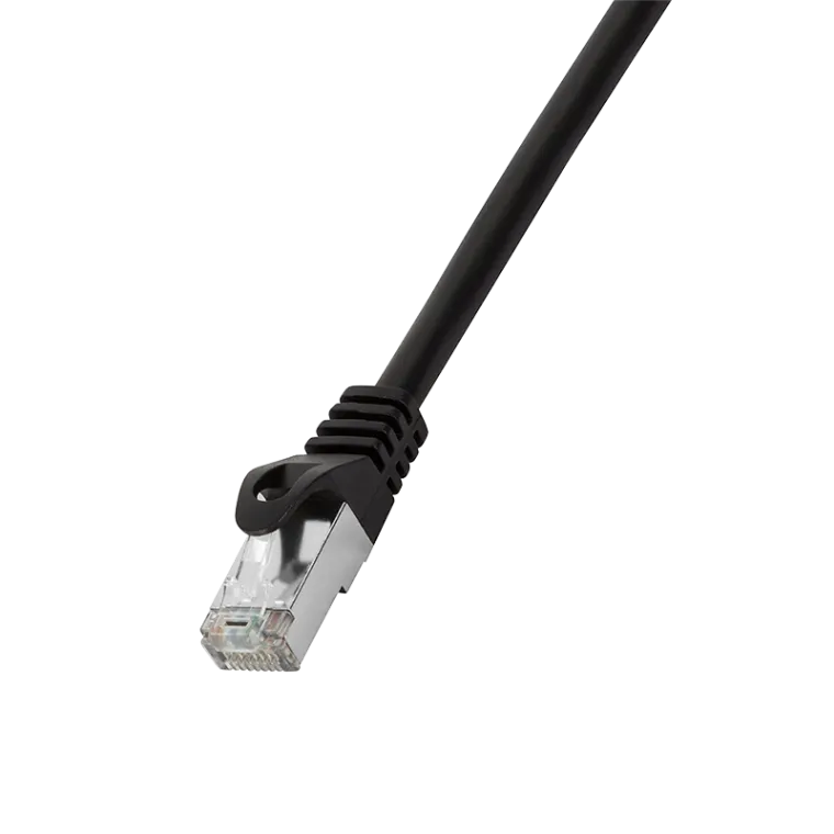 Patchkabel EconLine, Cat.6, F/UTP, Schwarz, 7,5 m