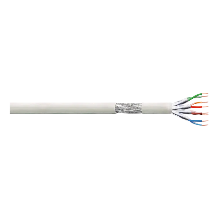 Patchkabel PrimeLine, Cat.6, S/FTP, Grau, 100 m