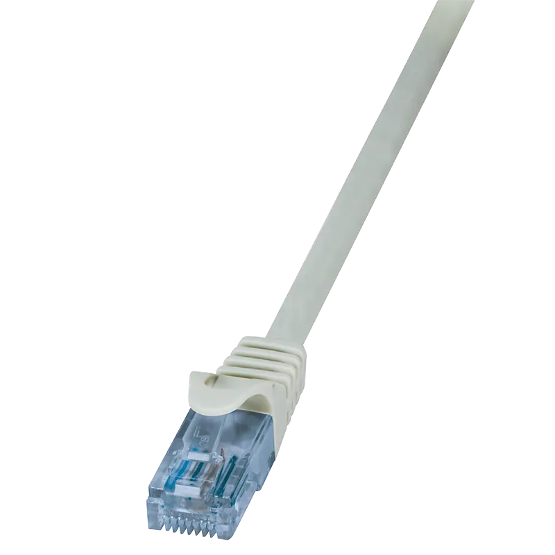 Patchkabel EconLine, Cat.6A, U/UTP, Grau, 3 m