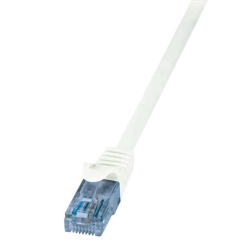 Patchkabel EconLine, Cat.6A, U/UTP, Weiß, 5 m