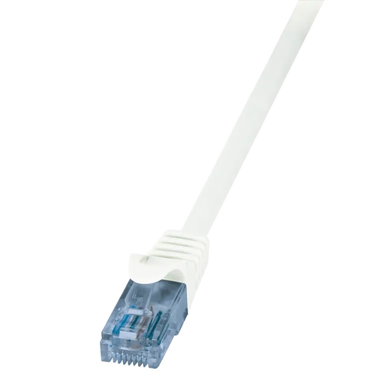 Patchkabel EconLine, Cat.6A, U/UTP, Weiß, 10 m
