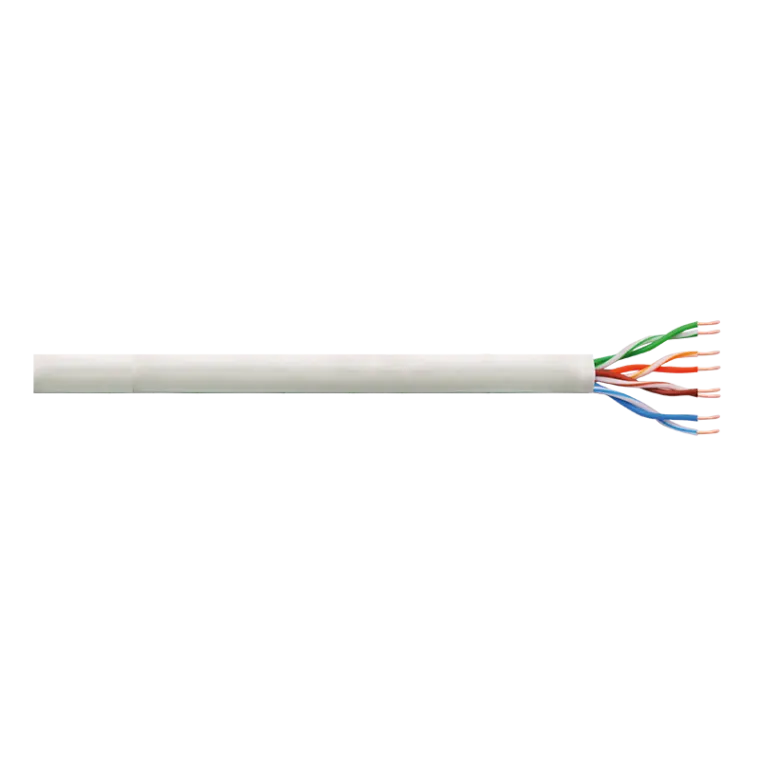 CAT6 CCA Verlegekabel EconLine, U/UTP, Grau, 305 m