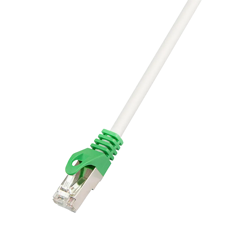 Patchkabel PrimeLine, crossover, Cat.6, S/FTP, Grau, 10 m