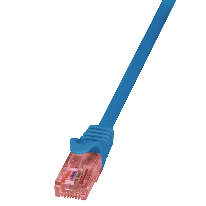 Patchkabel PrimeLine, Cat.6, U/UTP, Blau, 2 m