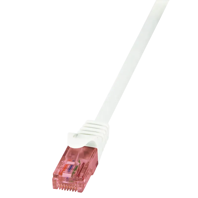 Patchkabel PrimeLine, Cat.6, U/UTP, Weiß, 5 m