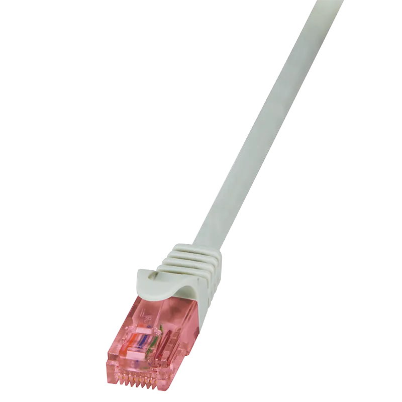 Patchkabel PrimeLine, Cat.6, U/UTP, Grau, 50 m