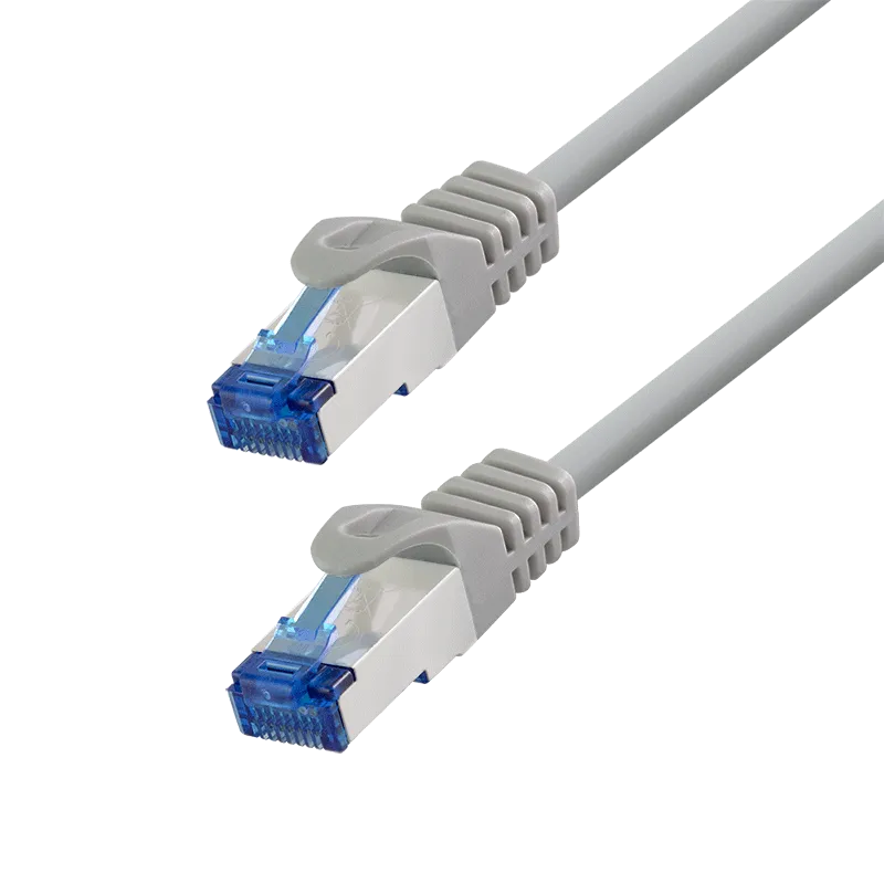 Patchkabel PrimeLine, Cat.6A, S/FTP, Grau, 30 m