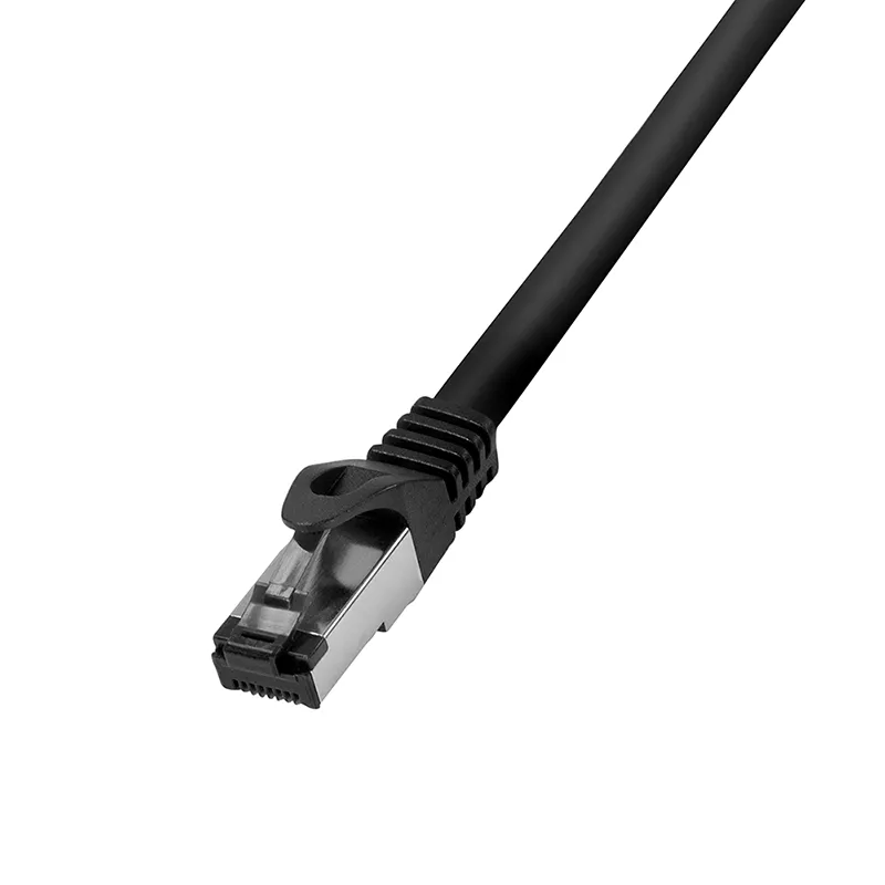 Patchkabel PrimeLine, Cat.8.1, S/FTP, Schwarz, 3 m