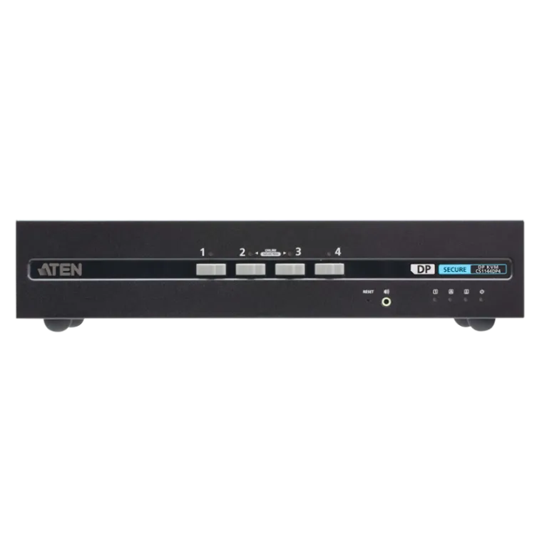 Sicherer DP & DVI & HDMI 2-4 Port 4K KVM Switch mit Card Reader