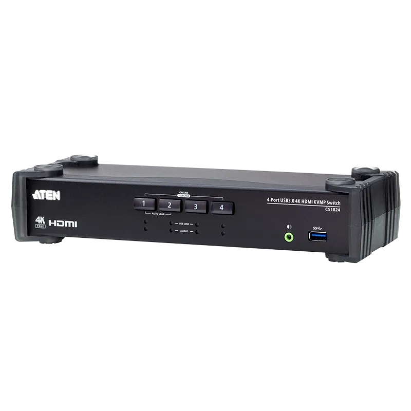 4-Port USB 3.0 4K HDMI KVMP Switch