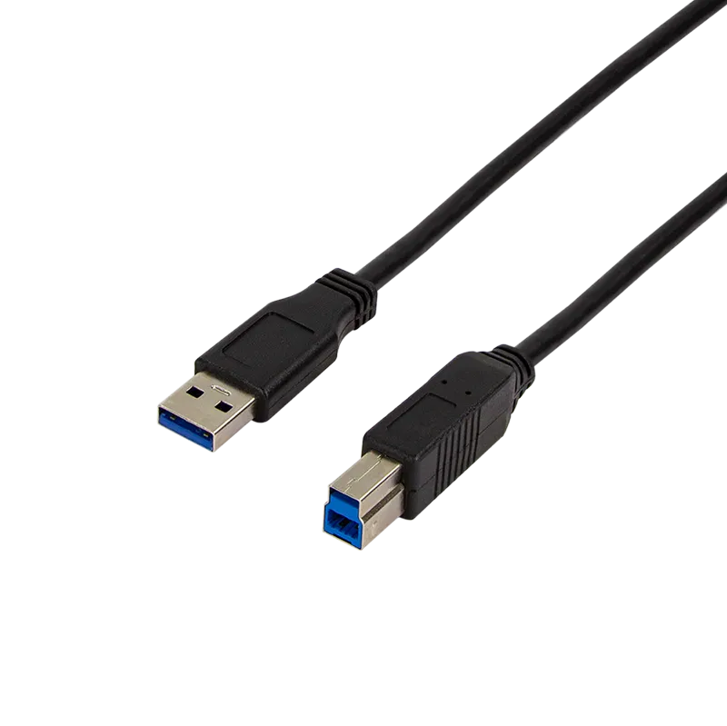 USB 3.0-Kabel, USB-A/M zu USB-B/M, schwarz, 1 m