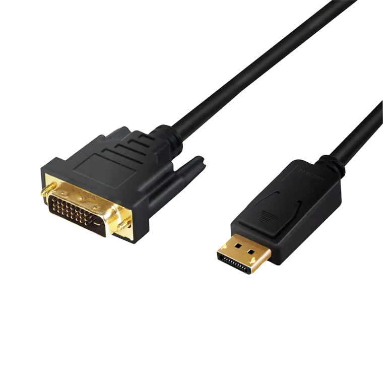 DisplayPort-Kabel, DP/M zu DVI/M, 1080p, schwarz, 1 m