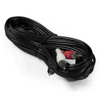 Audio-Adapterkabel HOLLYWOOD, AUX 3,5mm Klinke zu Cinch-Stecker, 5m