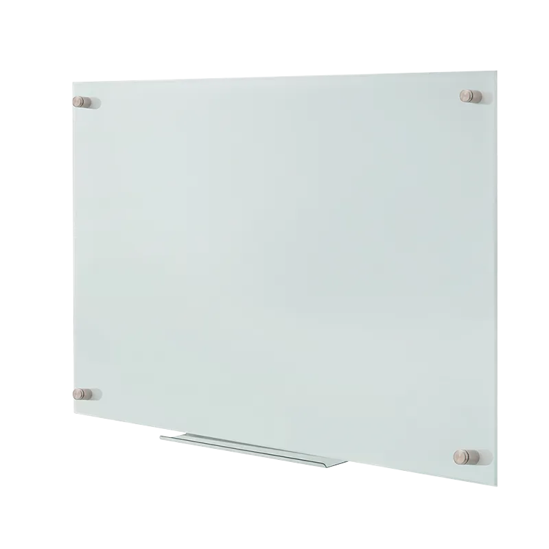 Glas-Whiteboard, magnetisch, Wandmontage, 90x60 cm, rahmenlos
