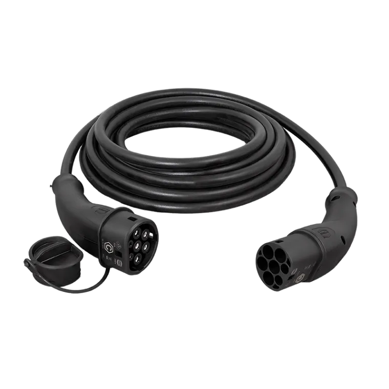E-Auto-Ladekabel, Typ 2, 3-phasig, 32 A, 22 kW, 2,5 m