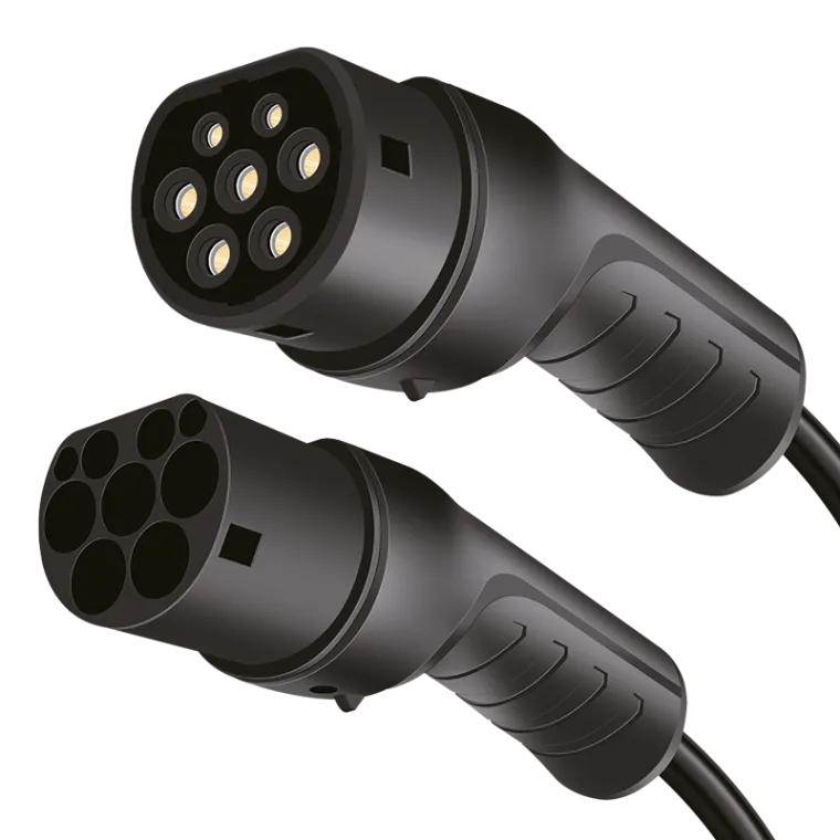 E-Auto-Ladekabel, Typ 2, 3-phasig, 32 A, 22 kW, mit Tasche, 7,5 m