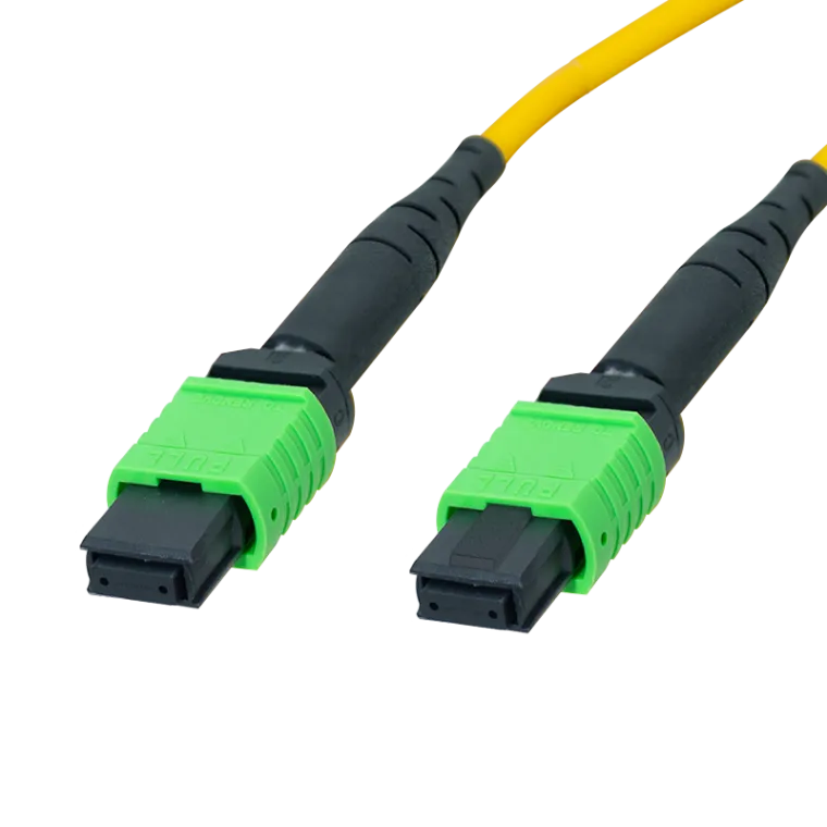 MPO Patchkabel 12 Fasern Singlemode OS2, MPO/APC B/B, Typ B, 7,5 m
