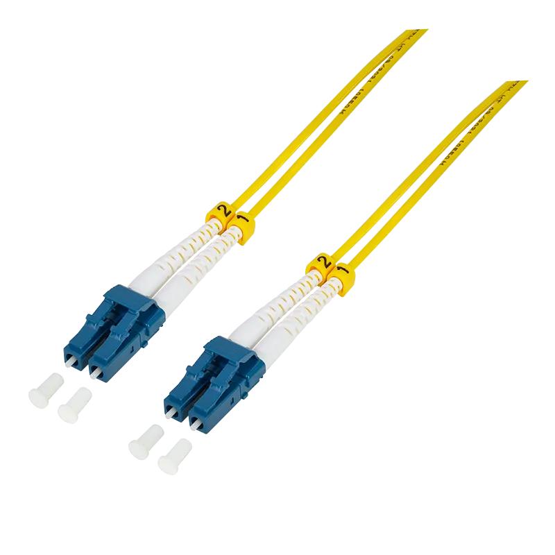 LWL Duplex Patchkabel, OS2, 9/125µ, LC-LC, Gelb, 100 m