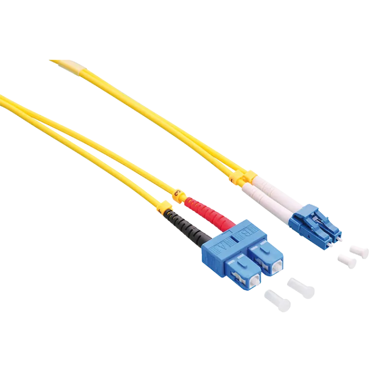 LWL Duplex Patchkabel, OS2, 9/125µ, LC-SC, Gelb, 3 m