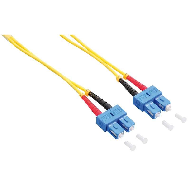 LWL Duplex Patchkabel, OS2, 9/125µ, SC-SC, Gelb, 3 m