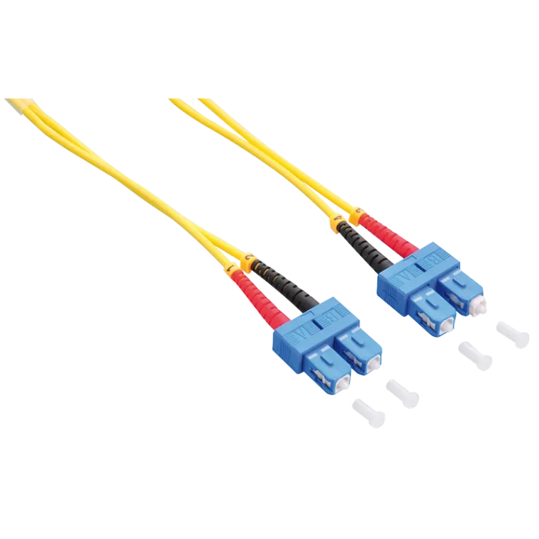 LWL Duplex Patchkabel, OS2, 9/125µ, SC-SC, Gelb, 10 m