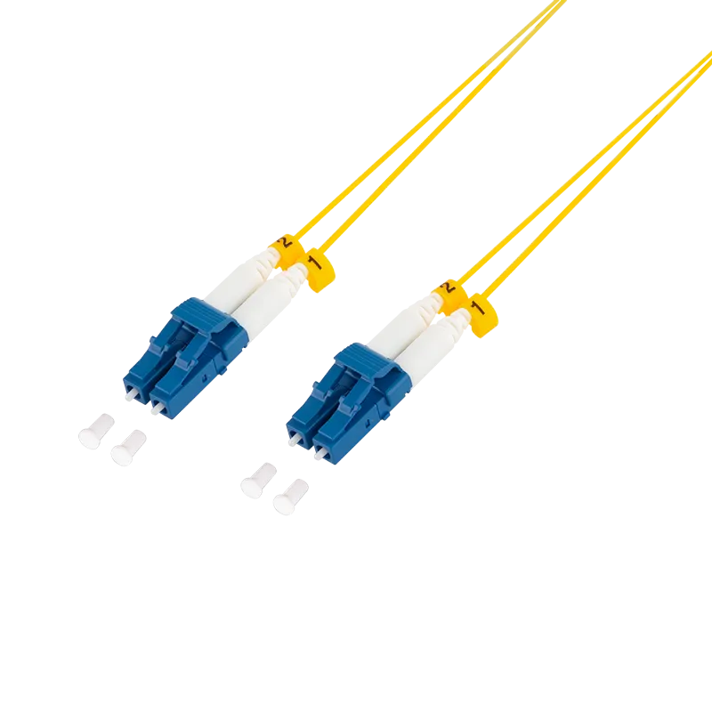 Extra dünnes OS2 LWL Patchkabel LC-LC Duplex, 1,0 m, G657.A2
