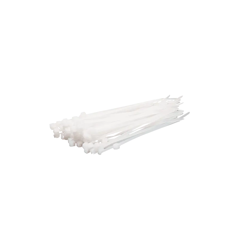 Kabelbinder, PA66, 100 Stk., transparent, B: 2,5 mm, L: 100 mm