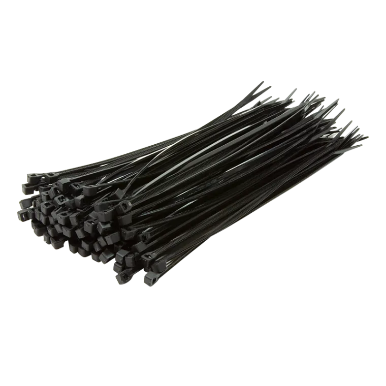 Kabelbinder, PA66, 100 Stk., schwarz, B: 2,5 mm, L: 100 mm