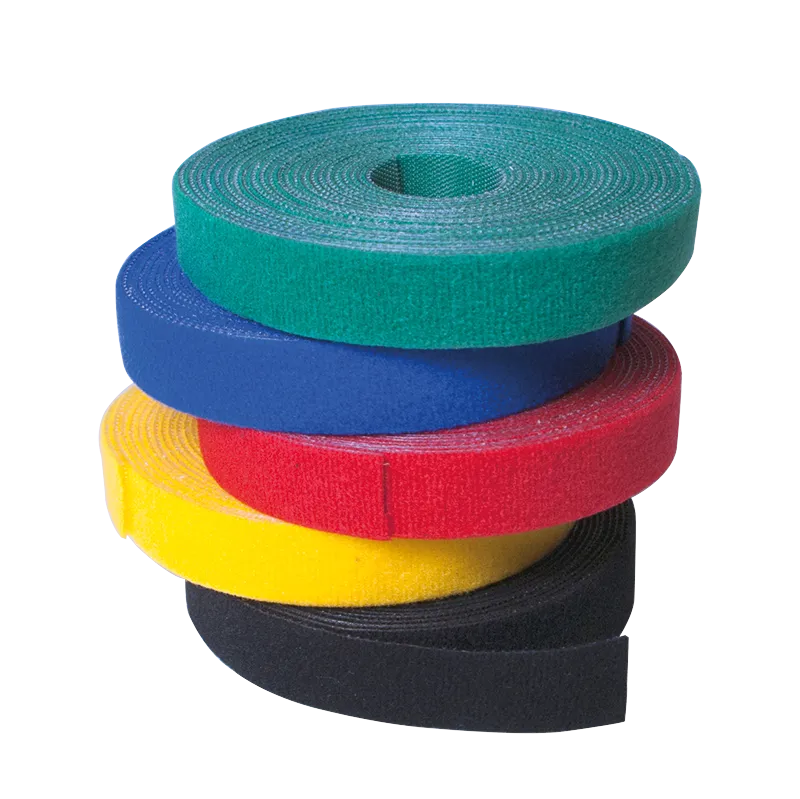 Klettband, Breite: 16 mm, gerollt, 4 m, schwarz