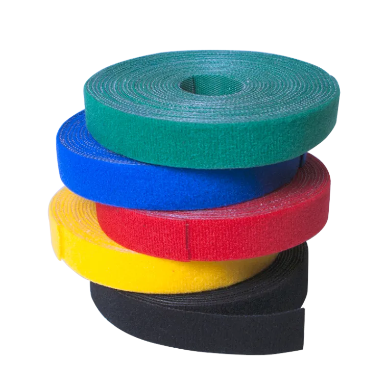 Klettband, Breite: 16 mm, gerollt, 4 m, gelb