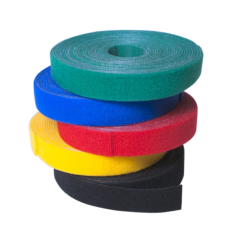 Klettband, grün, Breite: 16 mm, auf Rolle, 4 m