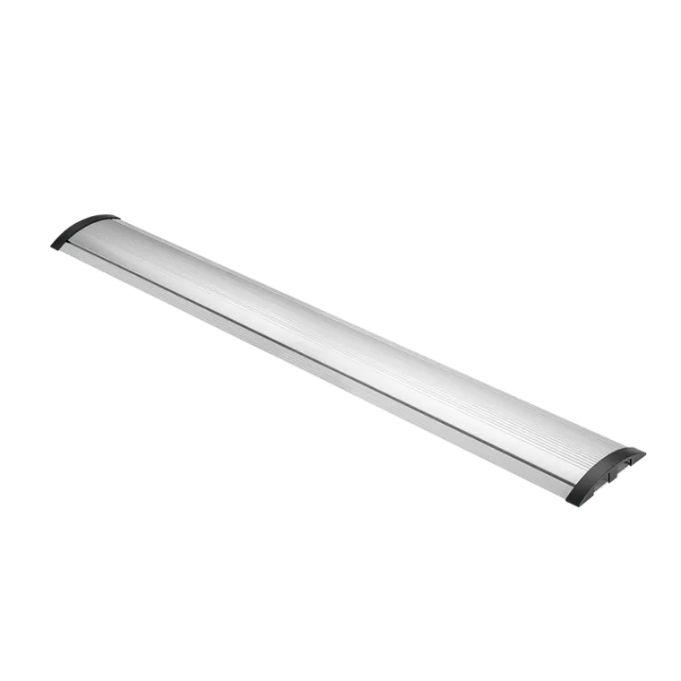 Bodenkabelabdeckung, Alu & ABS, 1104x139x22mm, kürzbar, silber