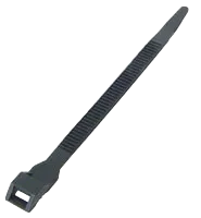MAXTRACK Kabelbinder, doppelte Rastung, 35 kg Haltekraft, 6 x 115 mm, max. Ø 22 mm (KBD 1-100 S)