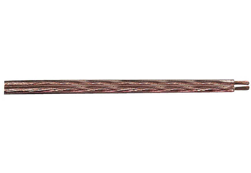 MAXTRACK Lautsprecherkabel, transparent, 500 m Spule (KL 0,5-500 TR)