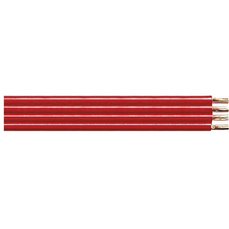 MAXTRACK Lautsprecherkabel, dunkelrot, Spule, 100m, 4 x 0,75 mm² (KL 11-100 FRR)