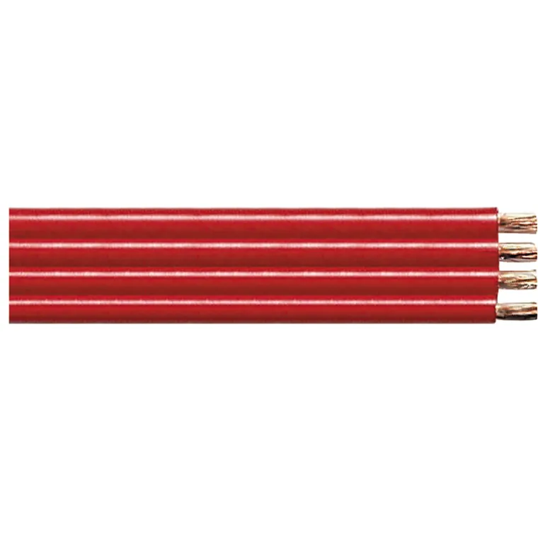 MAXTRACK Lautsprecherkabel, dunkel-rot, Spule, 100 m, 4 x 1,5 mm² (KL 12-100 FRR)