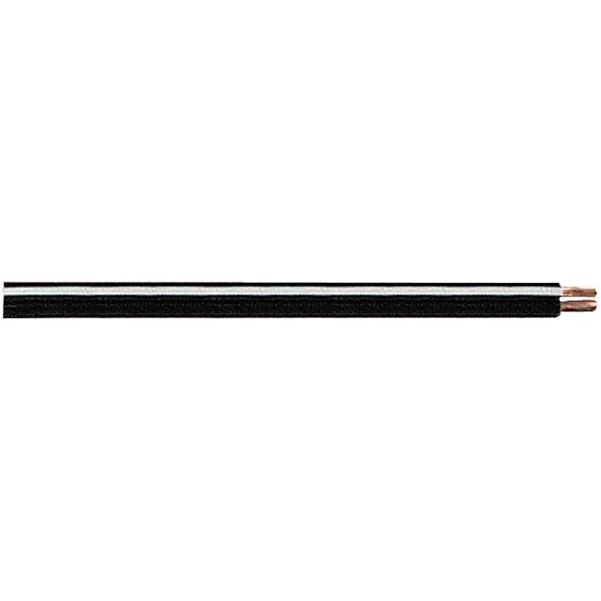 MAXTRACK Lautsprecherkabel, CCA-Leiter, schwarz, 100 m Spule, 2 x 0,75 mm² (KLC 1-100 SR)