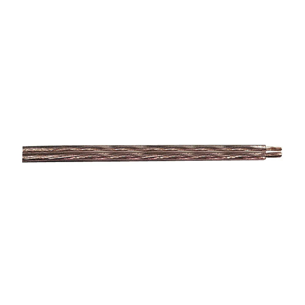 MAXTRACK Lautsprecherkabel, CCA-Leiter, transparent, 100 m Spule , 2 x 0,75 mm² (KLC 1-100 TR)