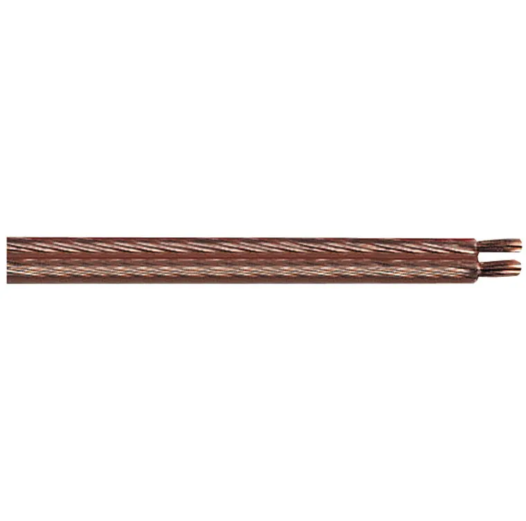 MAXTRACK Lautsprecherkabel, CCA-Leiter, transparent, 100 m Ring, 2 x 1,5 mm² (KLC 2-100 TR)