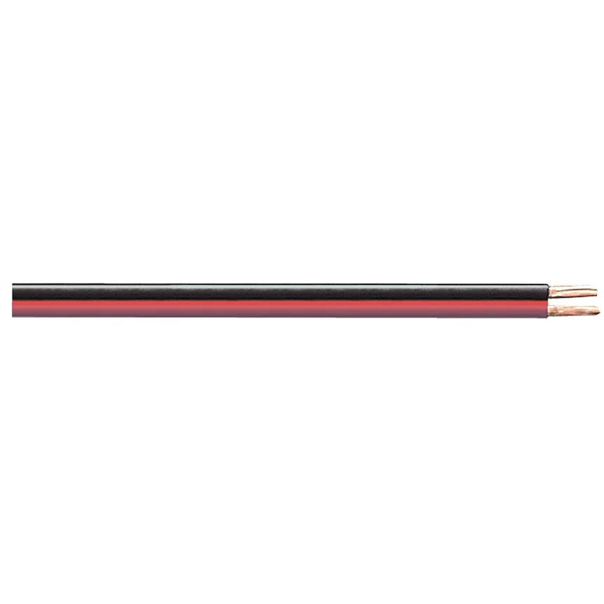MAXTRACK Lautsprecherkabel, CCA-Leiter, rot / schwarz, 20 m Ring, 2 x 1,5 mm² (KLC 2-20 RS)