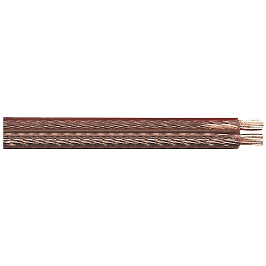 MAXTRACK Lautsprecherkabel, transparent, Ring, 50 m, 2 x 4,0 mm² (KLC 4-50 T)