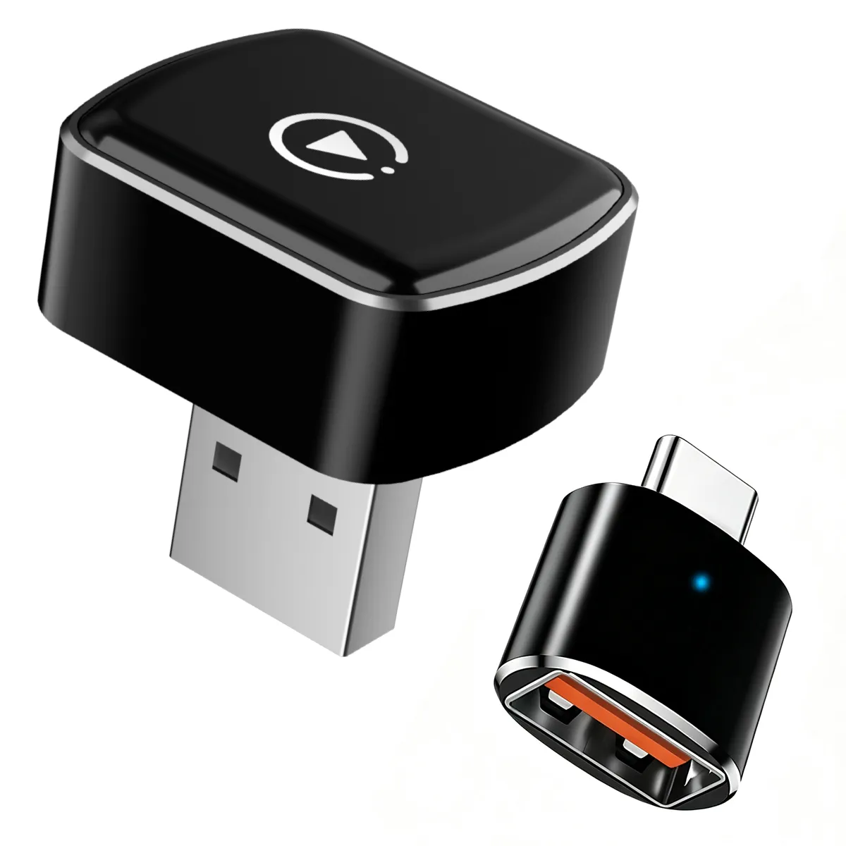 MAXTRACK Wireless CarPlay & Android Auto Adapter MC4L, Für Apple (ab iOS 12.1) & Android (ab 10.0) (MC 4)