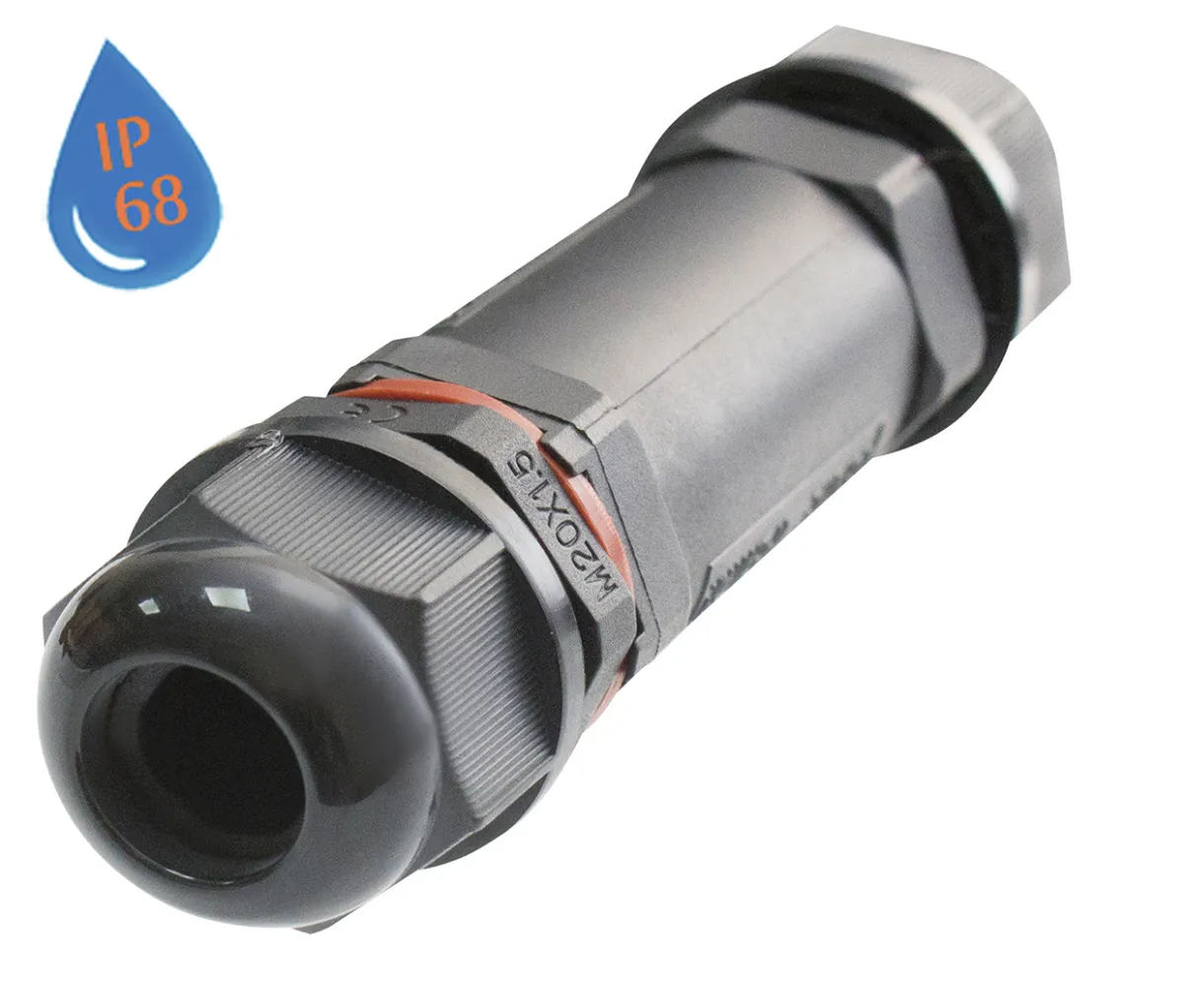 MAXTRACK wasserdichte Kabelverbinder, Schutzart: IP 68 staub- und wasserdicht, für Kabeldurchmesser von 6 – 12 mm (NZ 11)