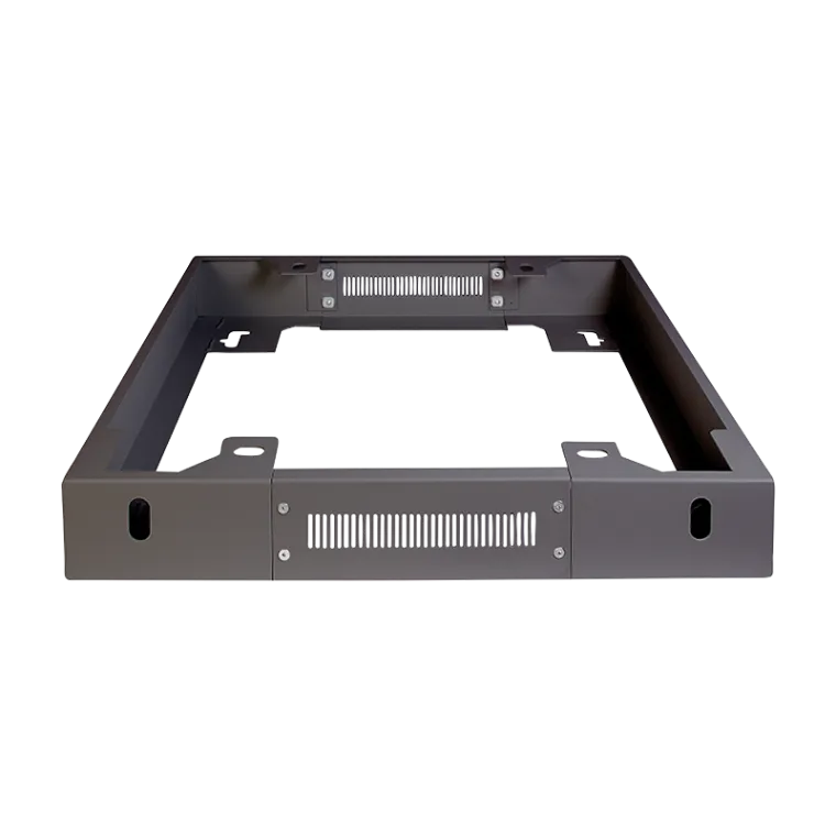 Sockel 600 x 600 x 90 mm für Standschrank, Schwarz