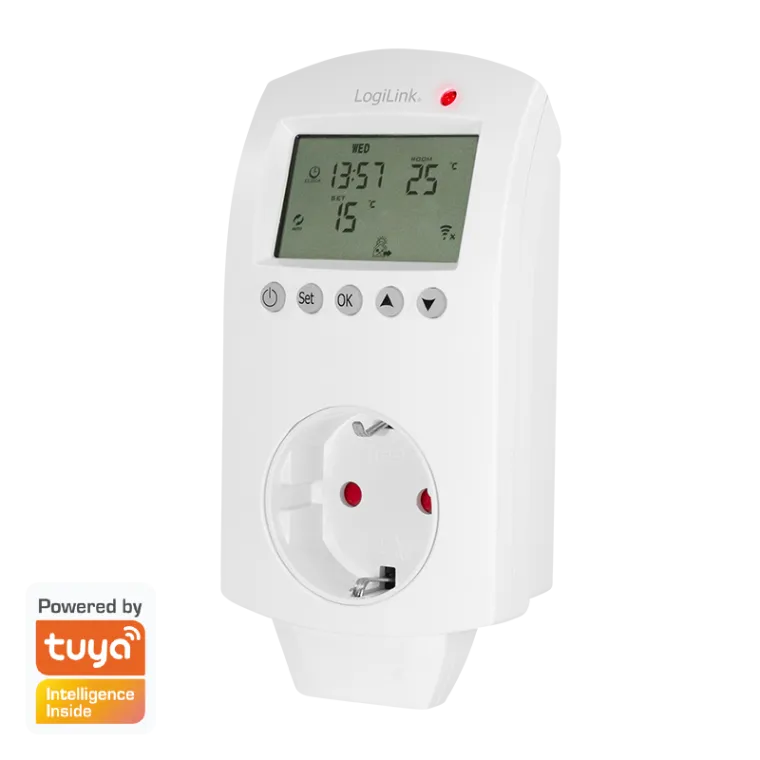 Wi-Fi Smart Thermostatsteckdose 1-fach (CEE7/3), Tuya kompatibel