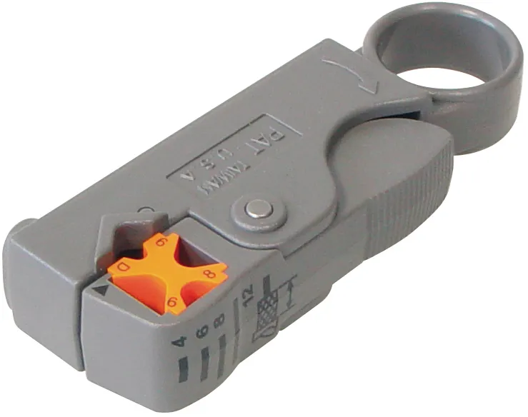 MAXTRACK Koaxabisolierer, 2 stufig für RG 6, RG 58, RG 59 (SWC 2)