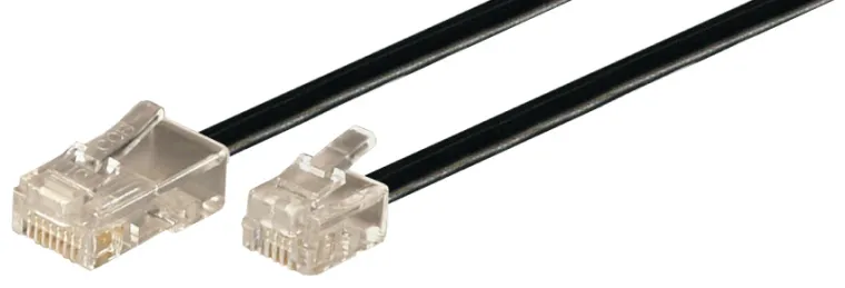 MAXTRACK Verbindungskabel, Western 8/4-Stecker - Western 6/4-Stecker 10,0 m (T 17-10)