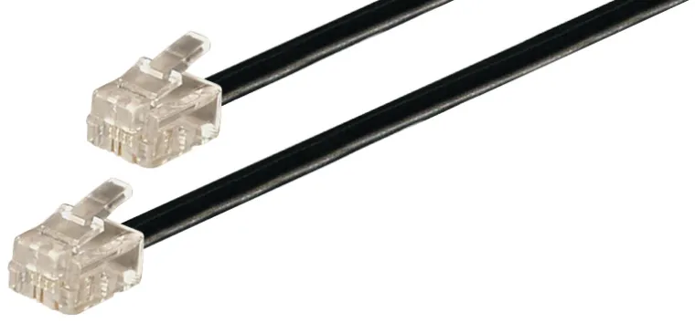 MAXTRACK Verbindungskabel, Western 6/2-Stecker - Western 6/2-Stecker (T 18-3)