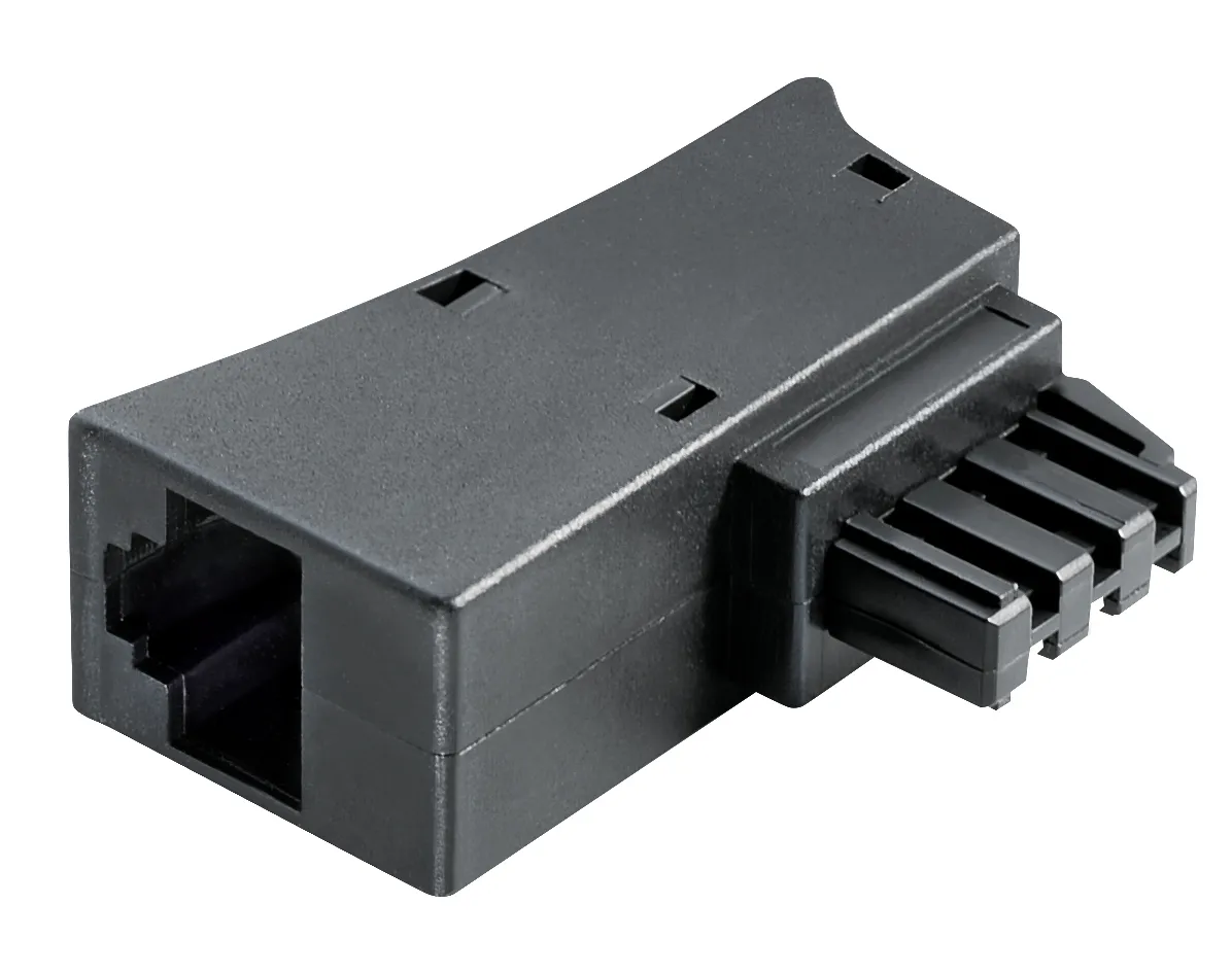 MAXTRACK Adapter, TAE-ISDN-Stecker- Western 8/8-Kupplung (TI 6)